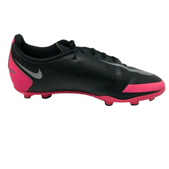 Nike Junior Phantom GT Club FG Black Pink Soccer Cleats CK8479 006 Size 5Y - Picture 9 of 13
